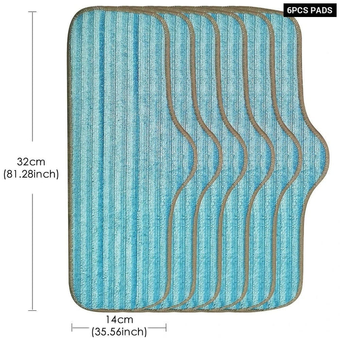 3pcs Microfiber Self Wring Replace Mop Head for Floor