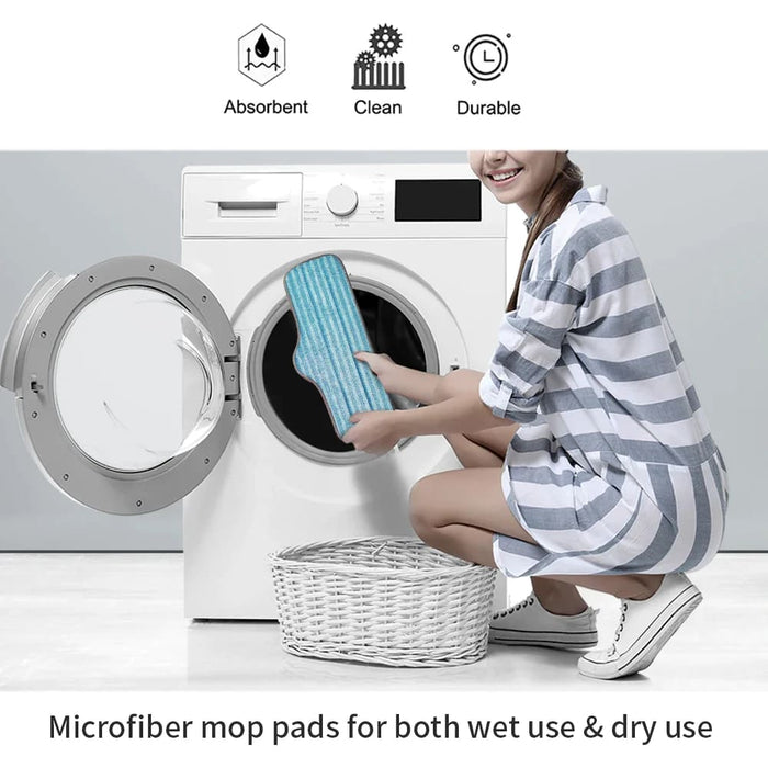 3pcs Microfiber Self Wring Replace Mop Head for Floor