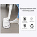 3pcs Microfiber Self Wring Replace Mop Head for Floor
