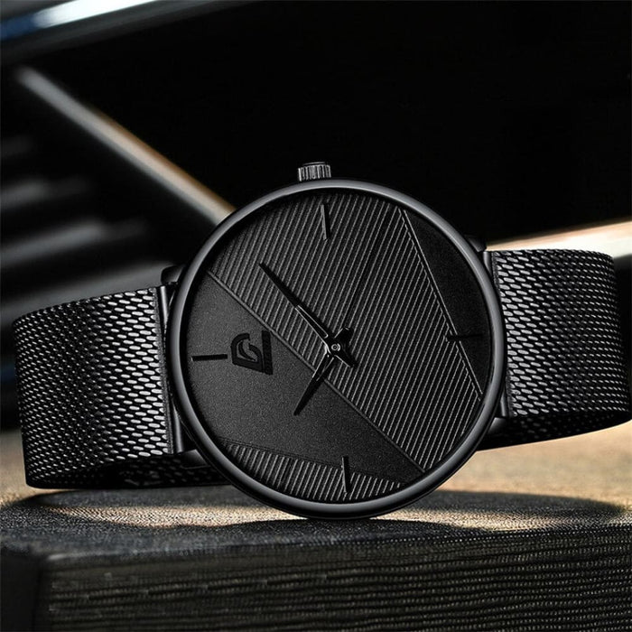 3pcs Set Minimalism Fashion Mens Watches Simple Men