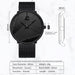 3pcs Set Minimalism Fashion Mens Watches Simple Men