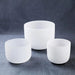 Set of 3pcs 8’a 10’f 12’c Note Quartz Crystal Singing Bowl