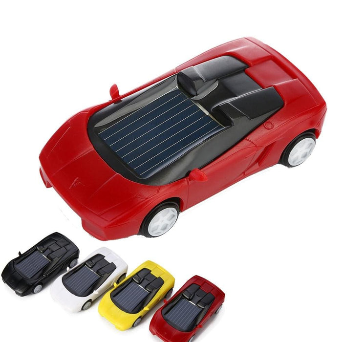 3pcs Solar Toys Car Powered Mini Racer Toy For Kids
