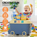 3pcs Toy Storage Box Cute Car Container Kids Toys Organiser