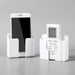 3pcs Wall Mount Phone Holder White Punch Free Mobile Phones