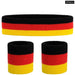3pcs/set Sports Striped Cotton Sweatbands for Men Women