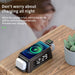 4 In 1 15w Qi Alarm Clock Wireless Charger Pad