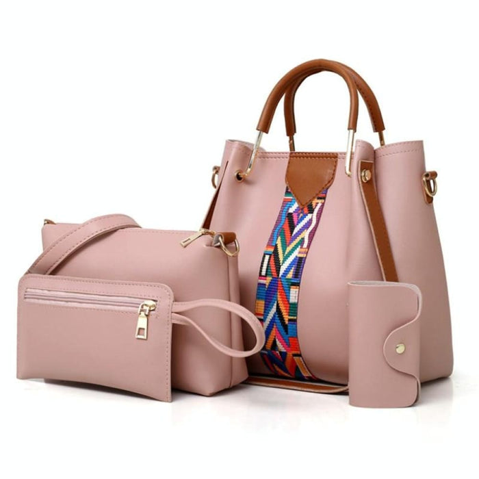 4 In 1 All Match Messenger Handbag Ladies Fashion Large