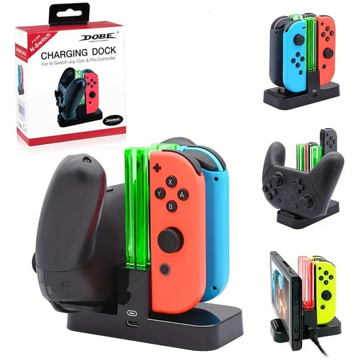 4 In 1 Charging Dock For Nintendo Switch Joy Con And Pro