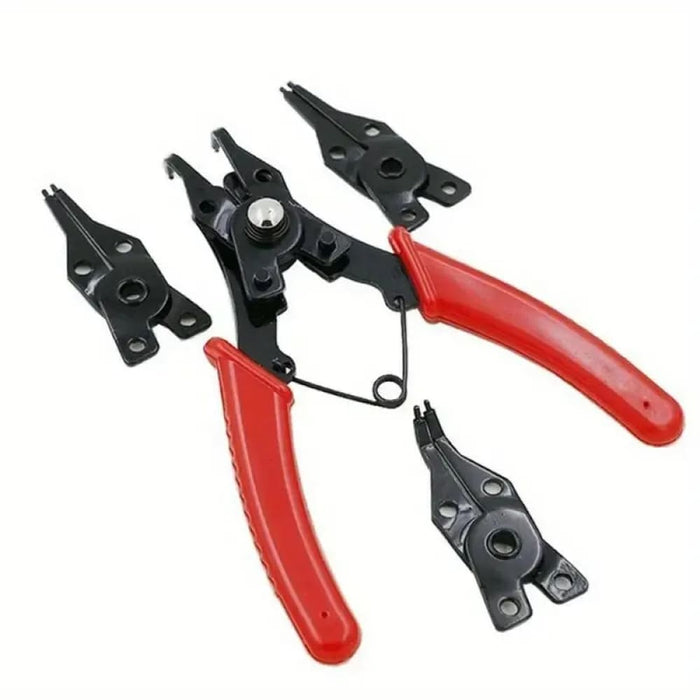 4 in 1 Circlip Pliers Set Snap Ring with Multi Crimp