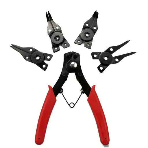 4 In 1 Circlip Pliers Set Snap Ring With Multi Crimp
