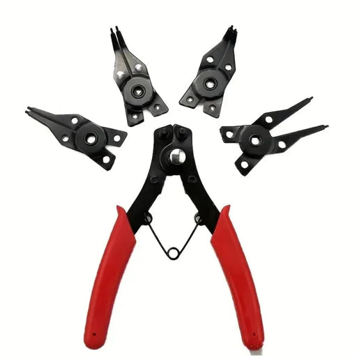 4 in 1 Circlip Pliers Set Snap Ring with Multi Crimp