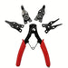 4 in 1 Circlip Pliers Set Snap Ring with Multi Crimp