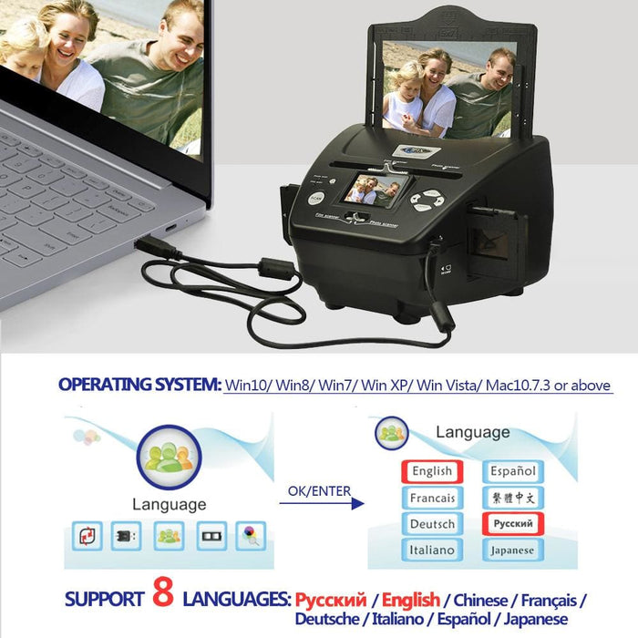 4 in 1 Digital Photo Film Scanner