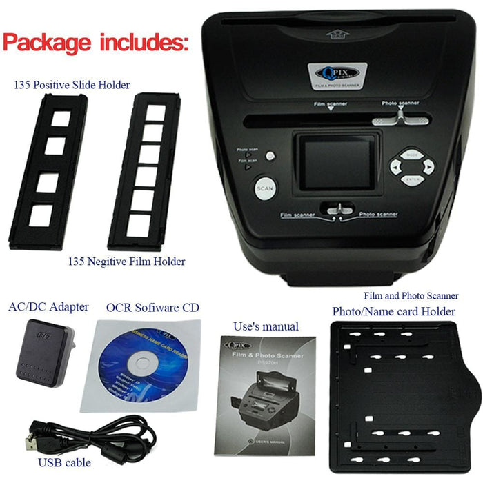4 in 1 Digital Photo Film Scanner