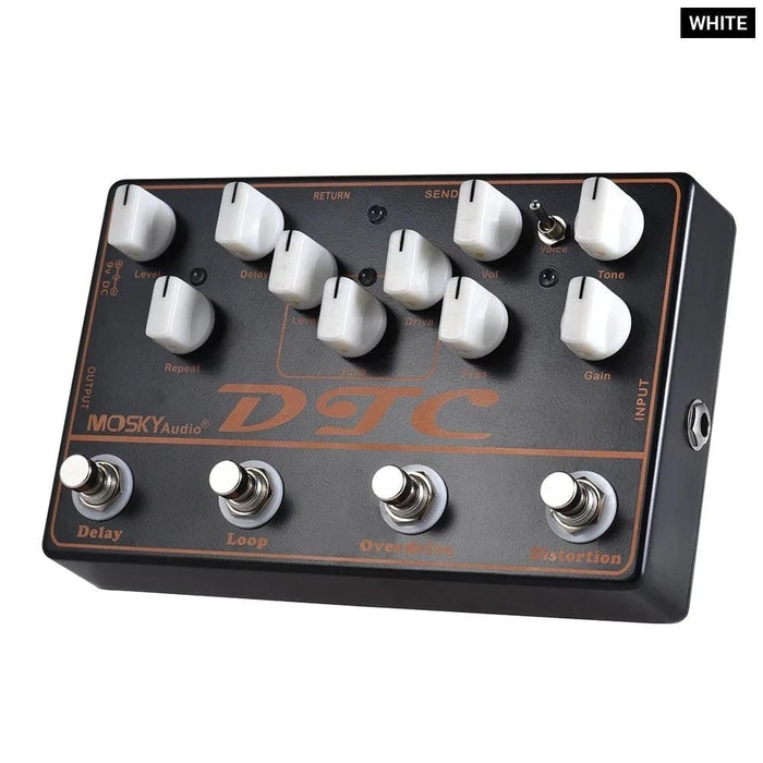Dtc 4-in-1 Electric Guitar Effects Pedal Distortion
