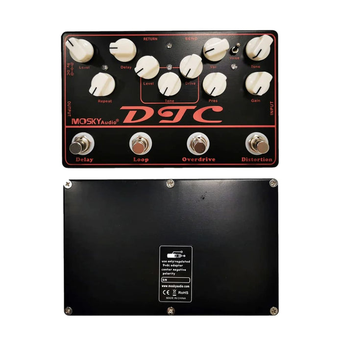 Dtc 4-in-1 Electric Guitar Effects Pedal Distortion