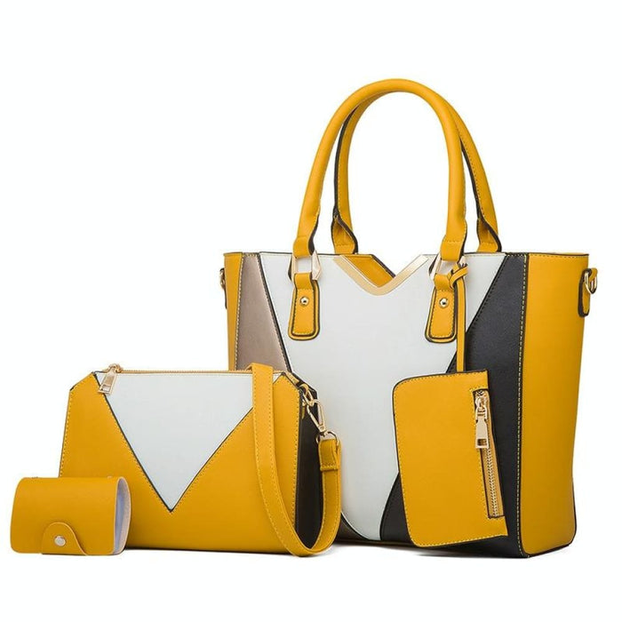 4 In 1 Fashion All Match Diagonal Ladies Handbags Large