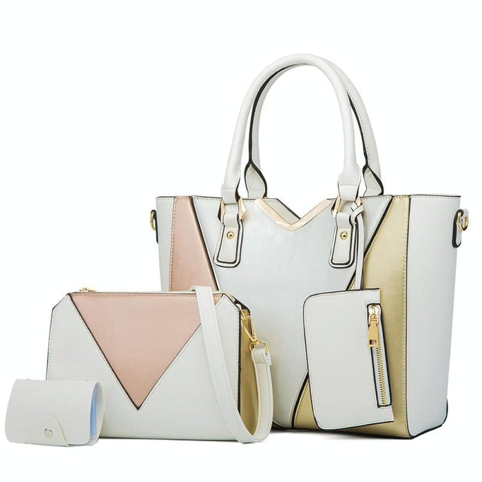 4 In 1 Fashion All Match Diagonal Ladies Handbags Large
