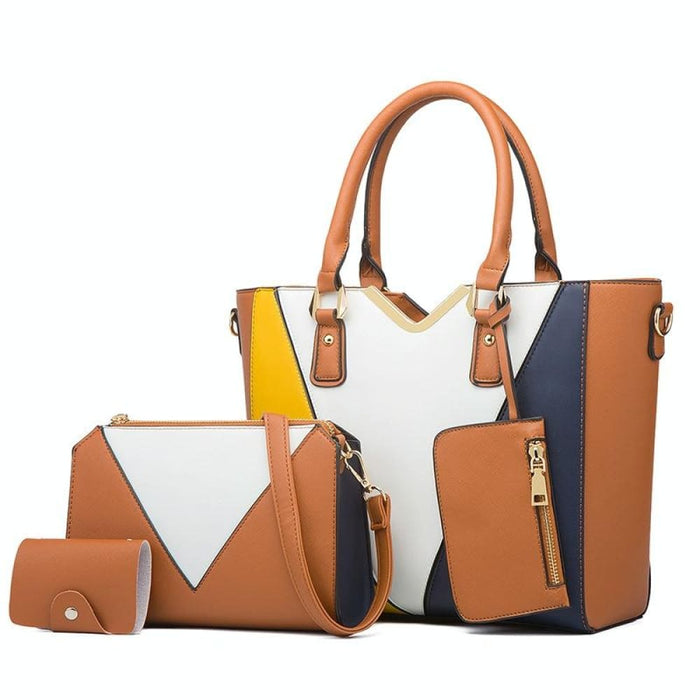 4 In 1 Fashion All Match Diagonal Ladies Handbags Large