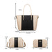 4 In 1 Fashion Diagonal Handbags Pu Large Capacity Bag