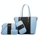 4 In 1 Fashion Diagonal Handbags Pu Large Capacity Bag