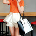 4 In 1 Fashionable Simple Suit Bag Messenger Large Capacity