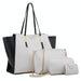 4 In 1 Fashionable Simple Suit Bag Messenger Large Capacity