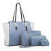 4 In 1 Fashionable Simple Suit Bag Messenger Large Capacity
