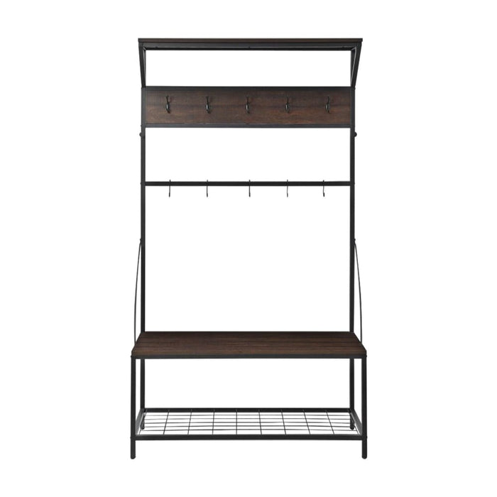 4-in-1 Hall Tree Entryway Coat Rack