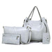 4 In 1 Ladies Retro Handbag Fashion Large Capacity Sub