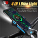 4 In 1 Phone Holder Bike Light