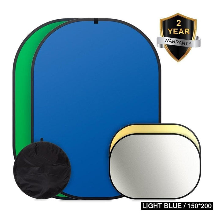 4-in-1 Portable Collapsible Background Hotography Reflector