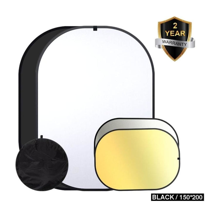 4-in-1 Portable Collapsible Background Hotography Reflector