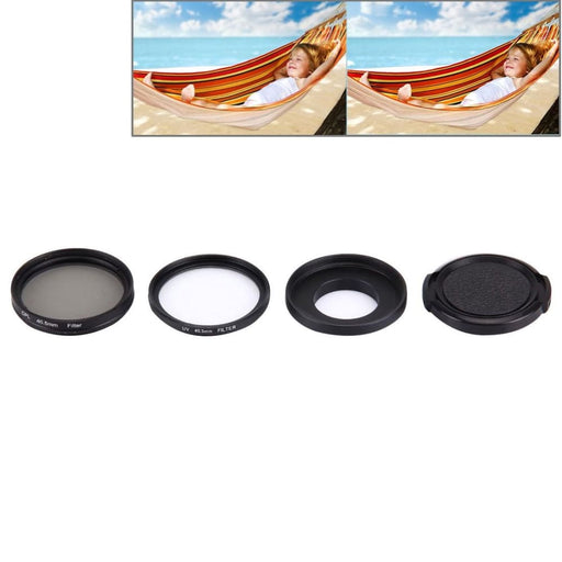 4 In 1 Professional 40.5mm Lens Filter Cpl Uv