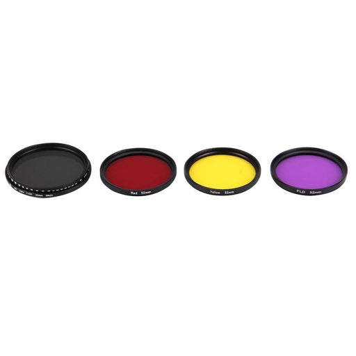 4 In 1 Professional 52mm Lens Filter For Gopro Hero5/4s/4/3
