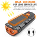 4 In 1 Usb Rechargeable Solar Power Bicycle Light