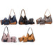 4 In 1 Simple Colour Block Diagonal Handbags Fashion Large