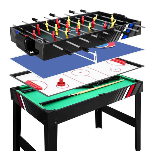 4ft 4-in-1 Soccer Table Tennis Ice Hockey Pool Game