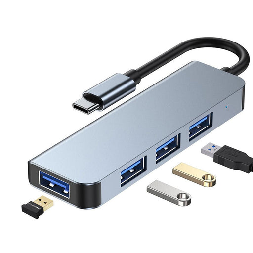 Vibe Geeks 4 in 1 Type-c Laptop Adapter to 4k Hdmi Docking