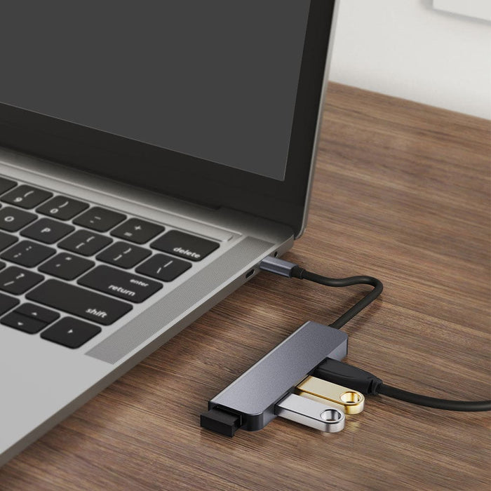 Vibe Geeks 4 in 1 Type-c Laptop Adapter to 4k Hdmi Docking