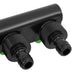 4-way Tap Adaptor Green and Black 19.5x6x11 Cm Abs & Pp