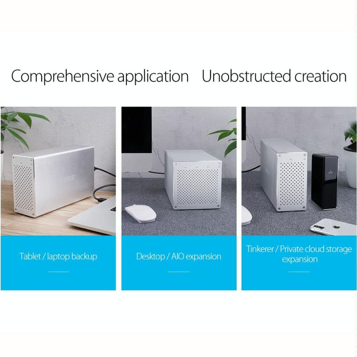 4 Bay Usb 3.0 Hdd/ssd Enclosure With Raid 40tb Max