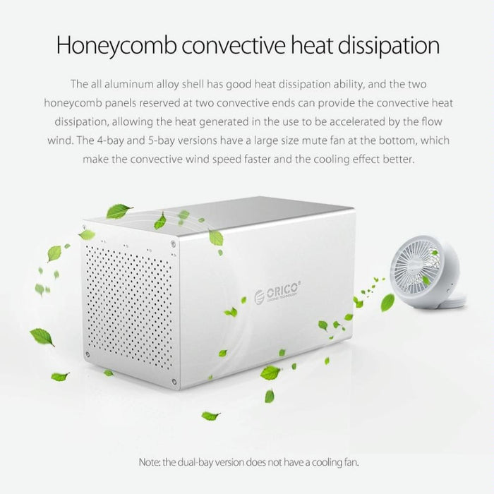 4 Bay Usb c 3.5 Hdd/ssd Enclosure 40tb Max