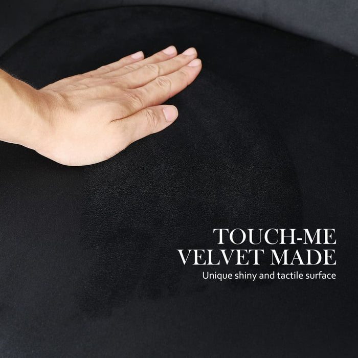 4 Set Black French Provincial Dining Chair Ring Studded