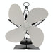 4-blade Aluminum Heat Powered Fireplace Stove Fan