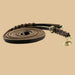 4.7m Braided Leather Dog Leash