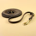 4.7m Braided Leather Dog Leash