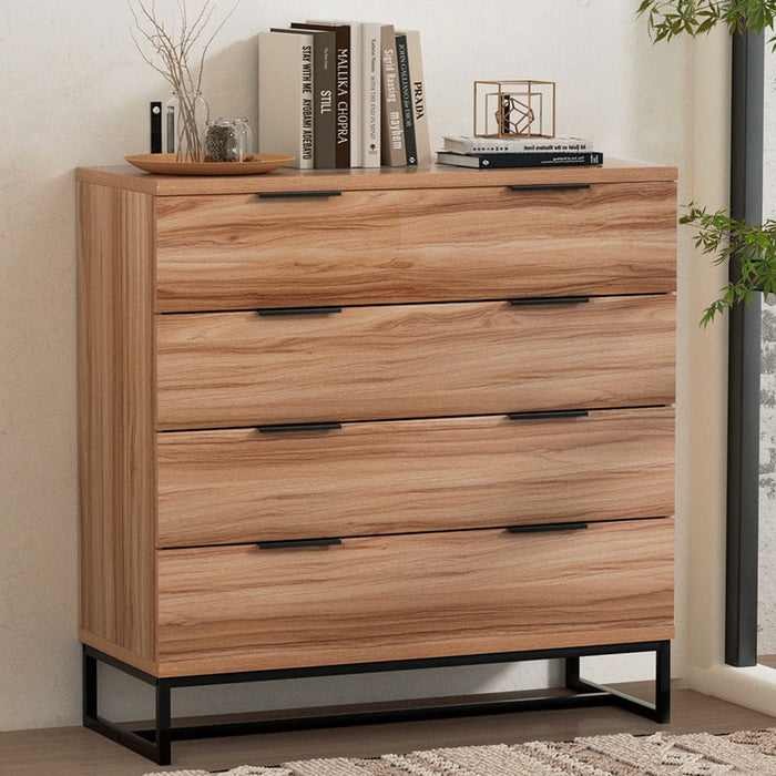 4 Chest of Drawers Cabinet Dresser Table Tallboy Storage