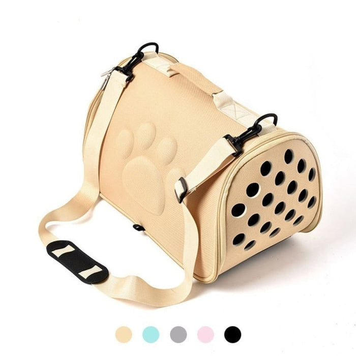 4 Colours Comfortable Foldable Pet Travel Carrier Handbag